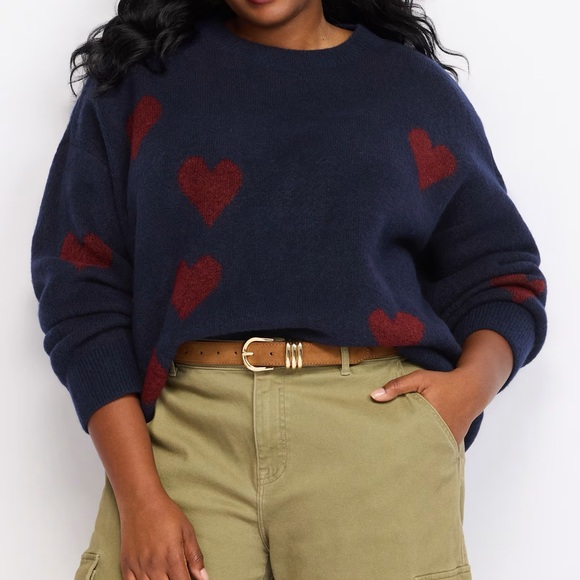 cosmic blue love Sweaters - COSMIC BLUE LOVE The Loved Up Sweater (size L)